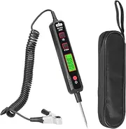 0.8-100V Car Voltage Detector Pen Display with Backlight Flashlight Data Hold Sensitivi Adjustable Voltage Tester