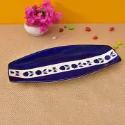 Ceramic Platter Color Blue