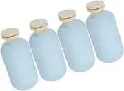 COLLBATH 4PCS Refillable Travel Bottles Leakproof Containers with Lids for Lotion Shampoo Wash Portable Toiletry