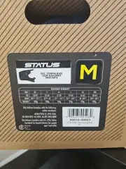2023 100% Status MTB BMX Bicycle Essential Black Helmet - Medium--sw1