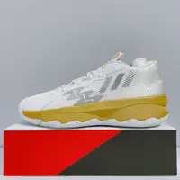 在飛比找蝦皮商城優惠-adidas DAME 8 Lillard 男生 白金色 實