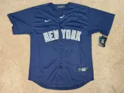 New York Yankees Aaron Judge #99 Blue Jersey All Stitched Adult Medium BNWT