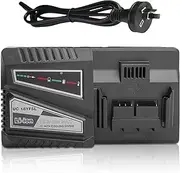 Abatinvo UC18YFSL Rapid Lithium Battery Charger, Compatible with Hitachi Tools 14.4V-18V Lithium-ion Battery (Slide Style) fit BSL1815 BSL1815X BSL1820 BSL1825 BSL1830 BSL1840 BSL1850