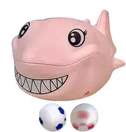 Floating Ball Toy Air Blow,with 2 Balls Lovely Suspended Ball Blowing Shark - Sea Animal Ball Blower Toy for Boy and Girl