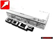 Original VW GOLF Rear Badge Emblem Brushed Silver - 191853687F GX2 (for: Volkswagen)