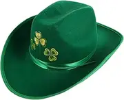 GALPADA Hat for Patrick Day Parties Shamrock Design for Men and Women for Festivals and Celebrations
