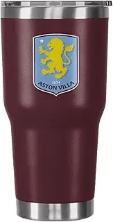 FOCO Officially Licensed Aston Villa FC Football 850ml/30oz Insulated Travel Tumbler