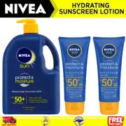 Nivea Hydrating Vitamin E Panthenol Body Face Sunscreen SPF50+ Lotion 100mL/1L