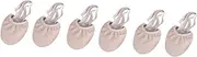 Baluue 3 Pairs Elastic Band Dance Shoes Half Ballet Toe Shoes for Girls Non-slip Dance Training Toe Protectors Size 39