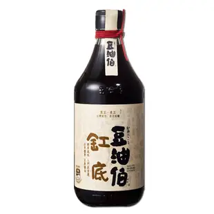 豆油伯 缸底釀造醬油500ml 超值家庭組1箱12入(使用台灣非基改黃豆)