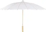 [Healeved] Blank Oil-paper Umbrella for Boys and Girls Hand-painted Diy Art Craft Unfinished Umbrella
