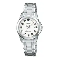 在飛比找PChome24h購物優惠-【CASIO】 時尚典雅淑女數字腕錶-白 (LTP-1215