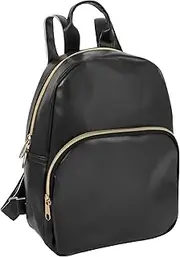 [Emma & Chloe] Mini Backpack for Women, Teens Vegan Leather Small Fashion Backpack Purse for Work, College, Travel