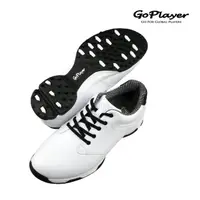 在飛比找momo購物網優惠-【GoPlayer】GoPlayer高爾夫兩用男鞋-白黑.黑