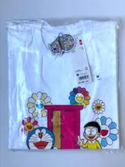 NWT Uniqlo UT size M (US S) & DORAEMON Kaikai Kiki Takashi Murakami White 2018