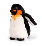 Keeleco 20cm Emperor Penguin Kids Soft Animal Plush Stuffed Toy 3y+ Black