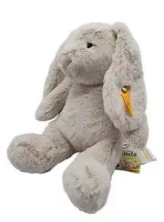 Steiff Hoppie Hase Soft Cuddly Friends Bunny Rabbit Cream Plush 8" NWT