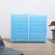 Photo Storage Box for 1600 Pictures BLUE Organizer Acid-Free Cases Keeper Pics