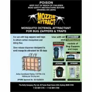 2 Pack Mozzie Attract Octenol Attractant Emit Mosquito/Flies For All Bug Zappers