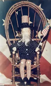 Uncle SAM 14 Inch Patriotic Doll Pattern Never A Dull Needle Jo Gummere