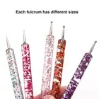 5pcs/set Nail Art Pen Adjustable Smooth Surface 2 Ways Dotting Tool Nail