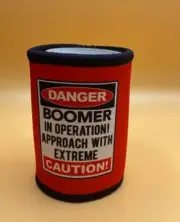 Danger Boomer in Operation Novelty Stubby Holder Can Cooler Kris Kringle