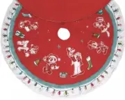2022 Disney Parks Mickey & Friends Christmas Tree Skirt Minnie Donald Daisy New