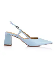 [Siren] Yasmine Slingback Heels in Pale Blue