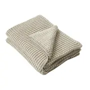 Pilbeam Living Baxter 127x152cm Cotton Throw Blanket Bed/Sofa Couch Decor Taupe
