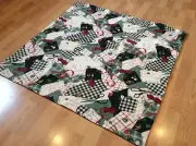 Seamstress Handmade Quilt Square Dual Print Quilted Wall Art 39x38 Table Top Sew