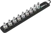 Wera 05003972001 Belt B 3 TORX® HF Zyklop bit socket set with holding functio...