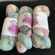 alpaca wool blend yarn hank 3* 100g (#A902)