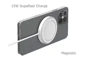 15W MagSafe Fast Charge Ultra-Thin Magnetic Wireless Charger iPhone 12 WHITE
