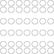 7mm Silver Open Jump Ring, Used for Key Chain, Jewelry Making, Necklace Maintenance and Earring Decoration DIY Process Open Jump Ring (400Pcs)