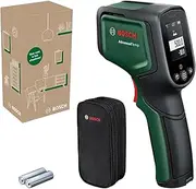 Bosch AdvancedTemp Infrared Thermometer (-30 °C to +500 °C, with Integrated Mould and Heat Bridge Detection, LED Display for Easy Interpretation, in E-Commerce Box)