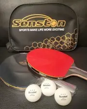 Senston Prof Table Tennis Ping Pong Paddles & Balls Set Advance Intermediate NEW