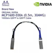 NVIDIA Mellanox MCP1600-E00A QSFP DAC Cable (0.5m, 30 AWG, IB EDR, LSZH)