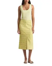 St. John Polished Stretch Jersey Tank Top