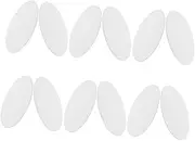 GANAZONO 12pcs Led Light Bulb Diffuser Cover Acrylic Drum Lampshade Sheet for Ceiling Office Home