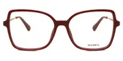 Max & Co. MO5009 069 Women’s Glasses Burgundy Size 55 - Private Health Rebate - Blue Light Block Available