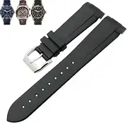 [SKXMOD] Natural Rubber Watchband 20mm 22mm Special For Tudor Black Bay 1958 39mm 41mm GMT Pelagos Pin/Folding Buckle Rubber Strap
