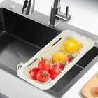Colander over The Sink Colander for Vegetables Fruits Pasta Strainer