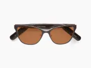 Lucyd Smart Sunglasses | Electra Model | Bluetooth Audio Glasses | Open Ear | Noise Canceling Wireless Mics| Narrow Size Polarized UV400 Classic Brown