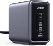 UGREEN 300W USB C Charger, Nexode 5 Ports GaN III PD 3.1 Laptop Charging Station 140W Fast Charge Block for MacBook Pro/Air, iPhone 16 Pro Max/15, iPad Pro, Galaxy S24 Ultra, Pixel 9 Pro, Steam Deck