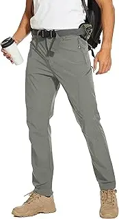 [Arunlluta] Hiking Pants for Men, Hiking Travel Pants Water-Resistant Mens Work Pants Stretch Quick Dry Lightweight
