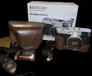 SIXTARY 4K Digital Camera 48MP Auto Focus Image Stabilization 16x Zoom