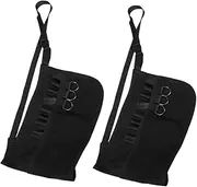 LOORGVEL 2Pcs Hairstylist Apron for Professionals Durable Barber Tools Storage Waist Apron Reliable Materials for Salon and Makeup Use Optimized for Hairdressers and Beauticians
