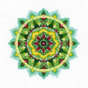 Cross-stitch kit Mandala Knowledge Of Self 1964 Riolis 20 X 20 CM