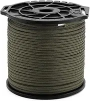 Multi-Function Spool 9-core Paracord Rope 4mm Thick Binding Rope Clothesline Tent Wind Rope Rope Army Green