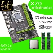X79 Motherboard Set E5 2420V2 2*8GB=16GB DDR3 Memory Combo Kit Set NVME SATA 3.0